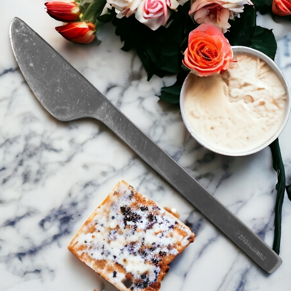 Vtg 78 Lufthansa Airlines L A Henckels Cheese Butter Spreader Knife Flat Ware